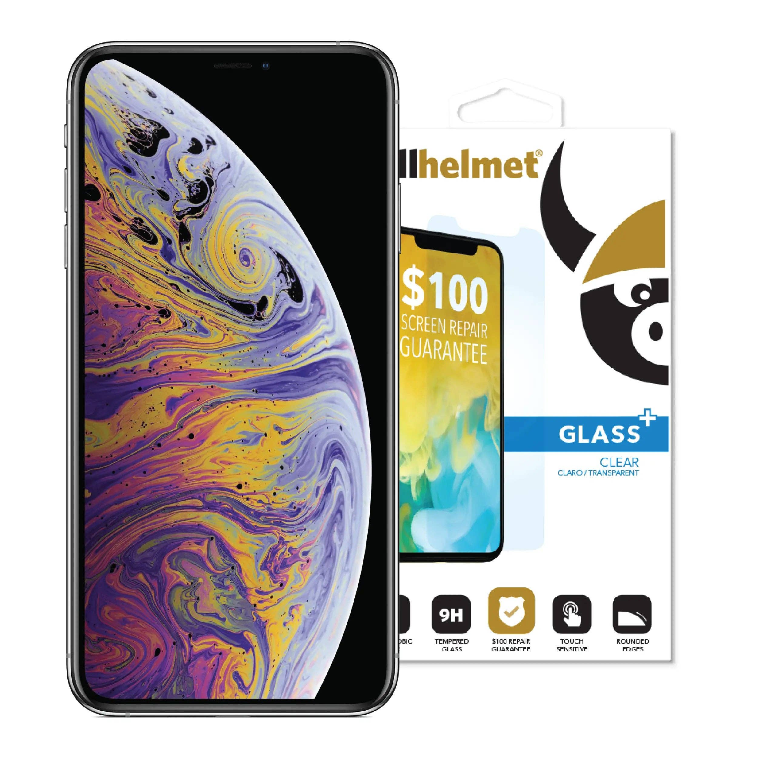 cellhelmet Tempered Glass Screen Protector | iPhone 11 Pro Max & XS Max | $100 Screen Repair Guarantee