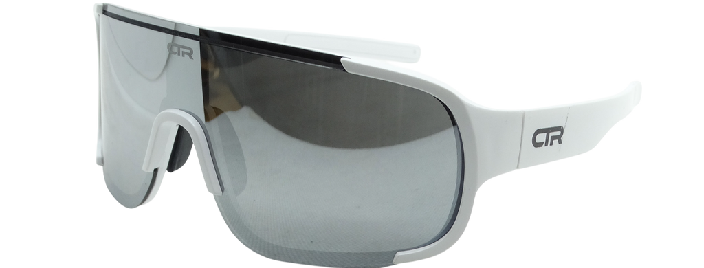 Castor 410 Veleta Polarized Sunglasses | White | UV Protection & Crystal-Clear Vision