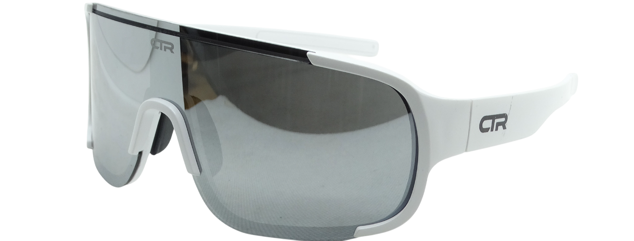 Castor 410 Veleta Polarized Sunglasses | White | UV Protection & Crystal-Clear Vision