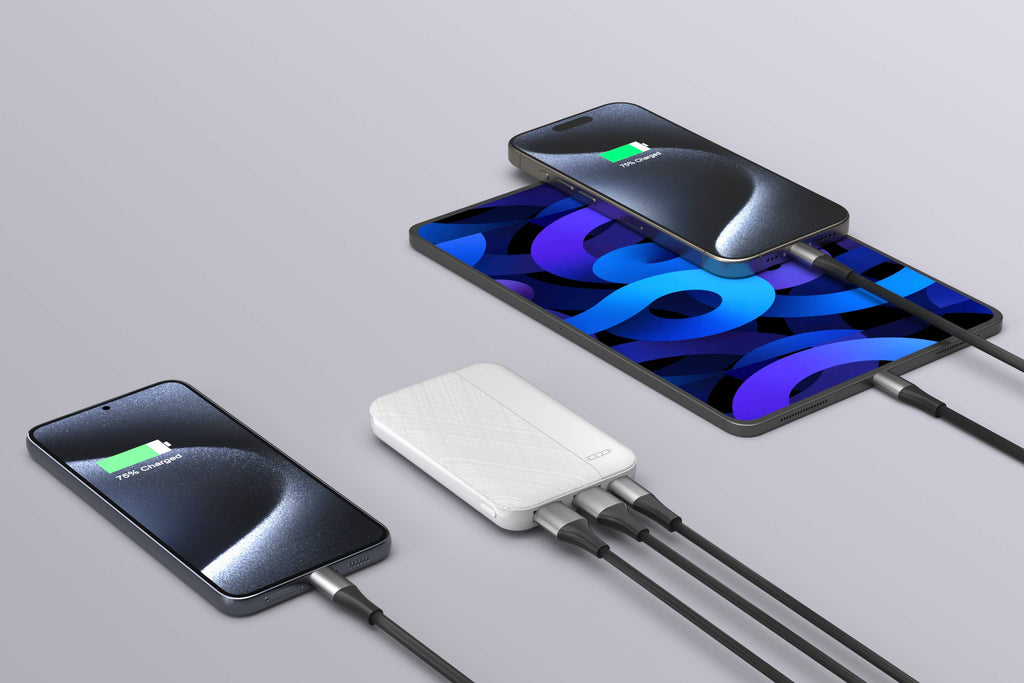 LAX Gadgets 6,600mAh Fast Charging Power Bank | Dual Output | Compact & Retail-Ready