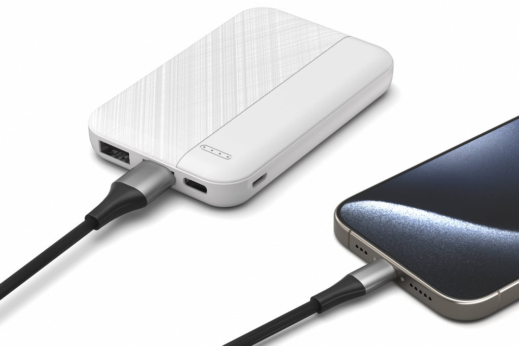 LAX Gadgets 6,600mAh Fast Charging Power Bank | Dual Output | Compact & Retail-Ready