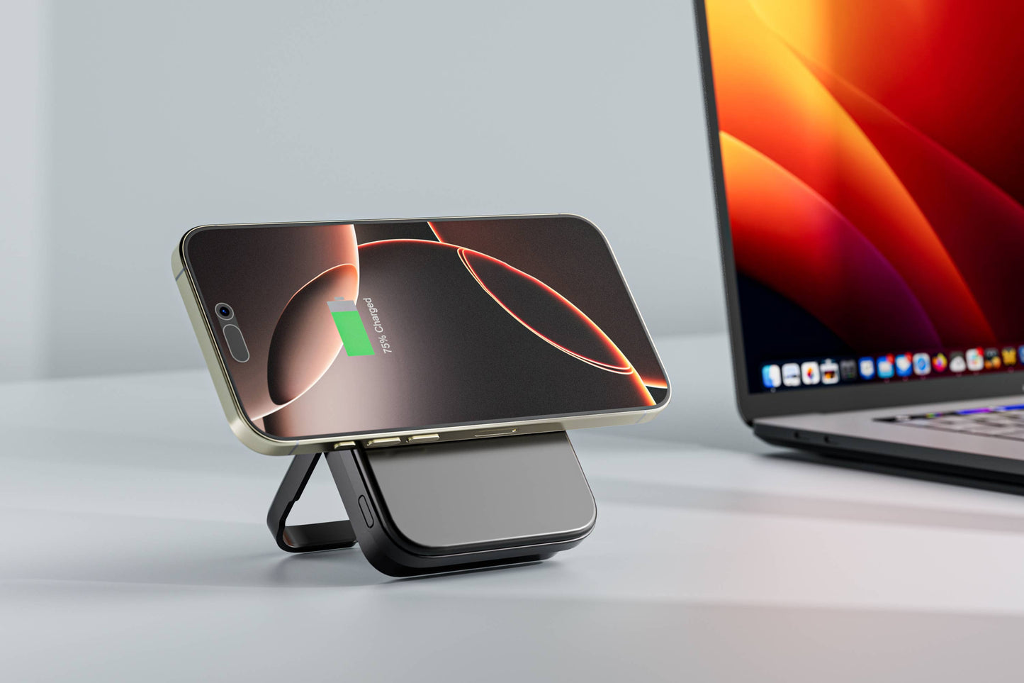 LAX Gadgets - MagSafe 10000mAh Power Bank with Kickstand- Retail Packaging