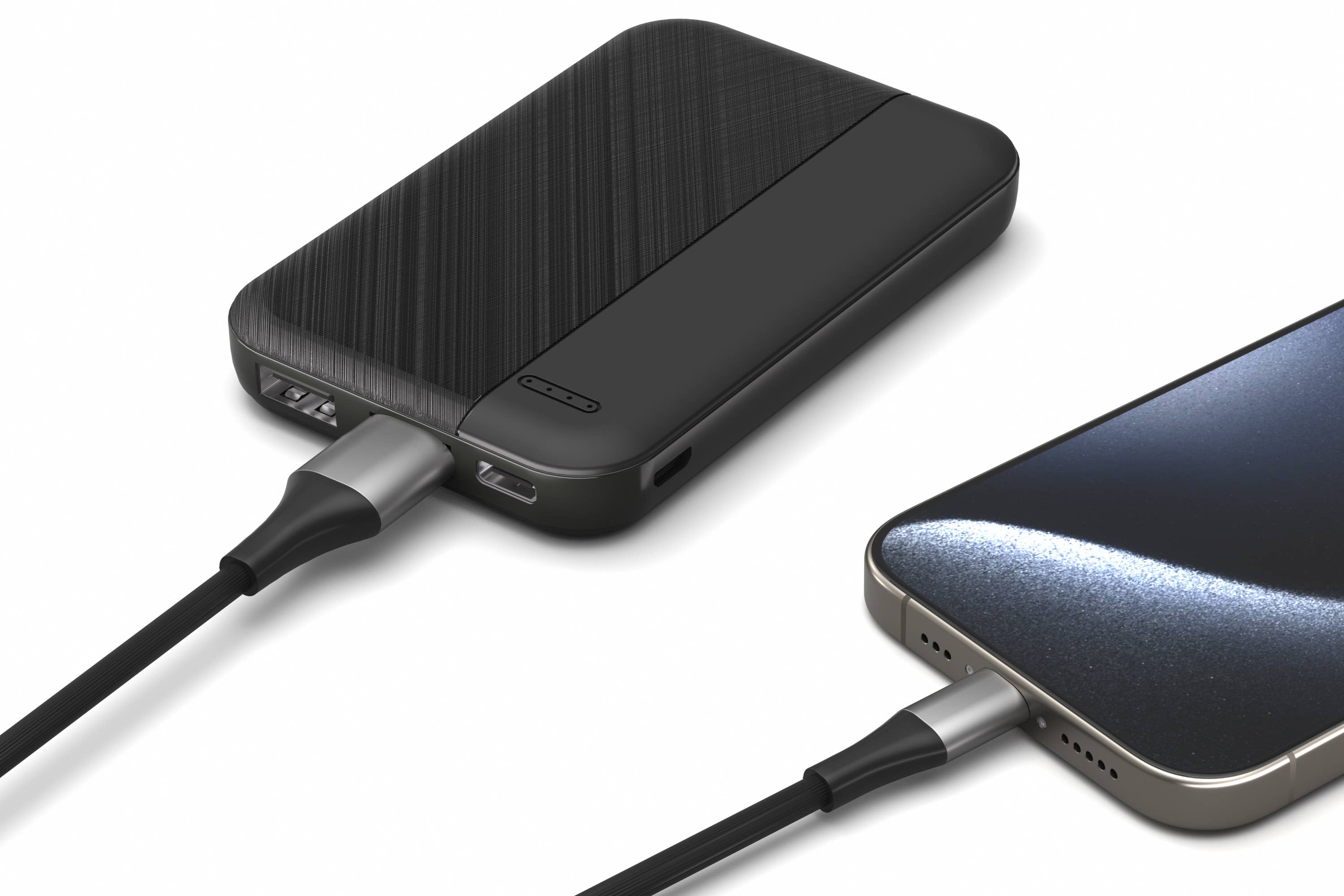 LAX Gadgets 6,600mAh Fast Charging Power Bank | Dual Output | Compact & Retail-Ready