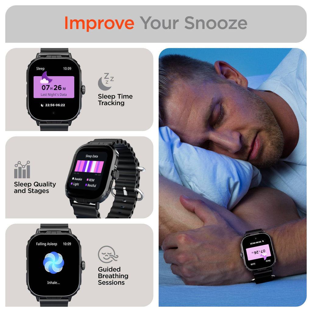 HyperGear FIT X2 | Smartwatch & Fitness Tracker | Health Monitoring & Notifications