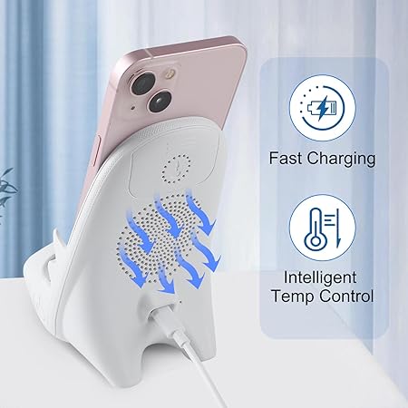 V8 / V8+ Wireless Fast Charging Stand – Mini Chair Shape Desktop Phone Holder