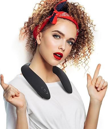 Neckband Speaker — Wireless Wearable Speaker, True 3D Stereo HiFi Sound, 24H Playtime