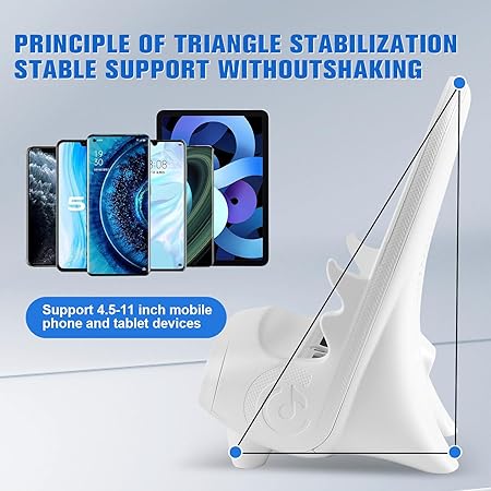 V8 / V8+ Wireless Fast Charging Stand – Mini Chair Shape Desktop Phone Holder