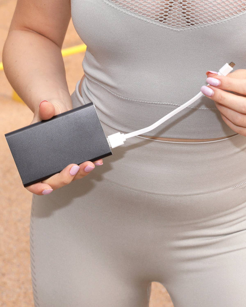 Savoy Active 10,000mAh Lithium Ion Power Bank | Reliable Portable Charging | Black