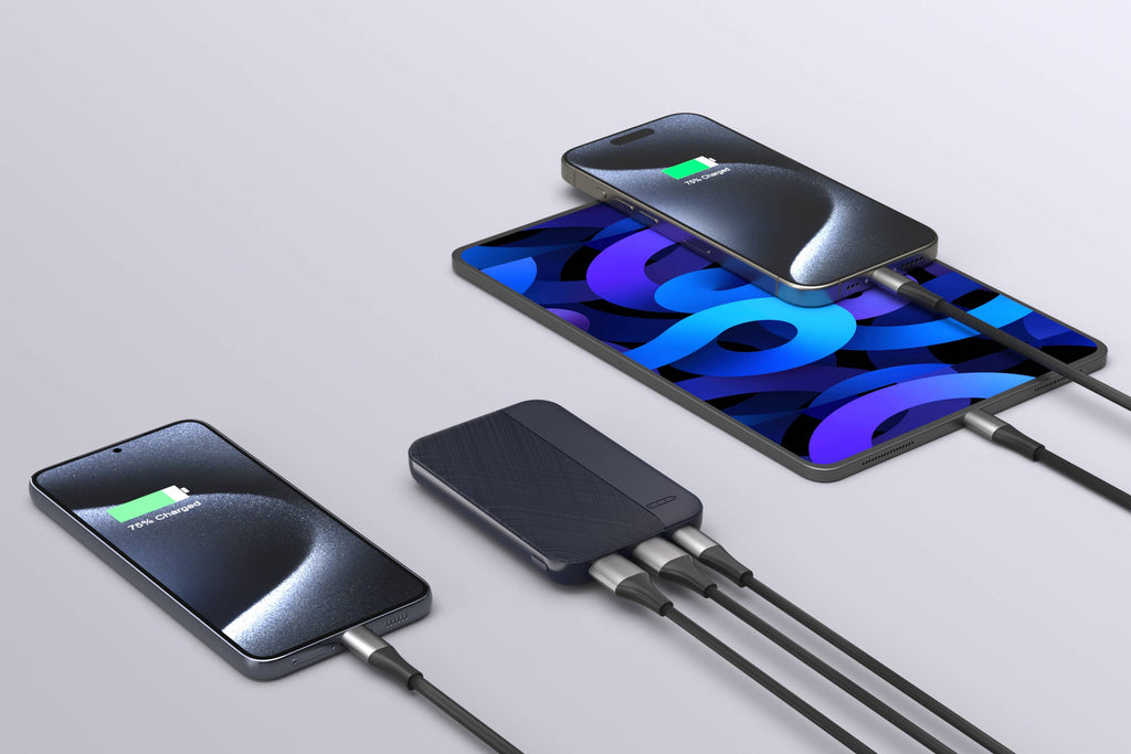 LAX Gadgets 6,600mAh Fast Charging Power Bank | Dual Output | Compact & Retail-Ready
