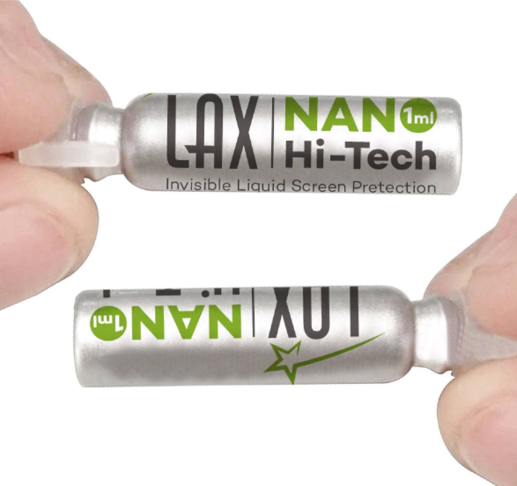 LAX Gadgets Invisible Glass Screen Protector | Crystal-Clear Protection | Easy Application