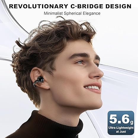 AI Translation Earbuds Real-Time – 144 Languages, 3-in-1 Open Ear Translator Headphones for Travel & Learning, iOS/Android Compatible
