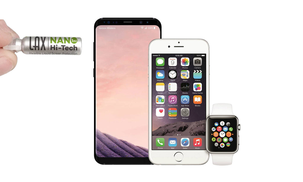 LAX Gadgets Invisible Glass Screen Protector | Crystal-Clear Protection | Easy Application