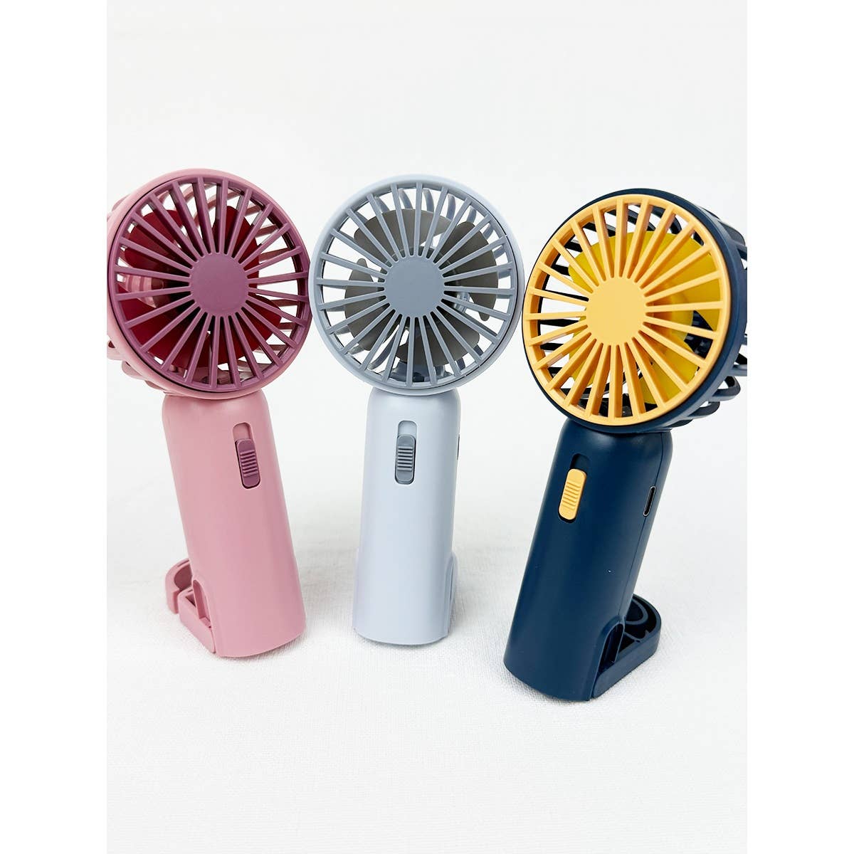 Love and Repeat Portable Hand Fan | Pull-Out Stand | Rechargeable & Compact