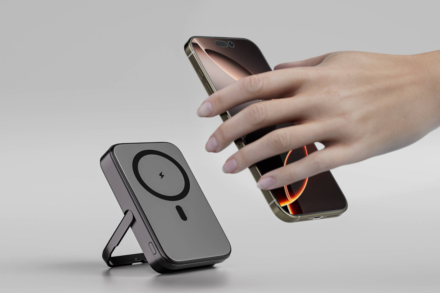 LAX Gadgets - MagSafe 10000mAh Power Bank with Kickstand- Retail Packaging