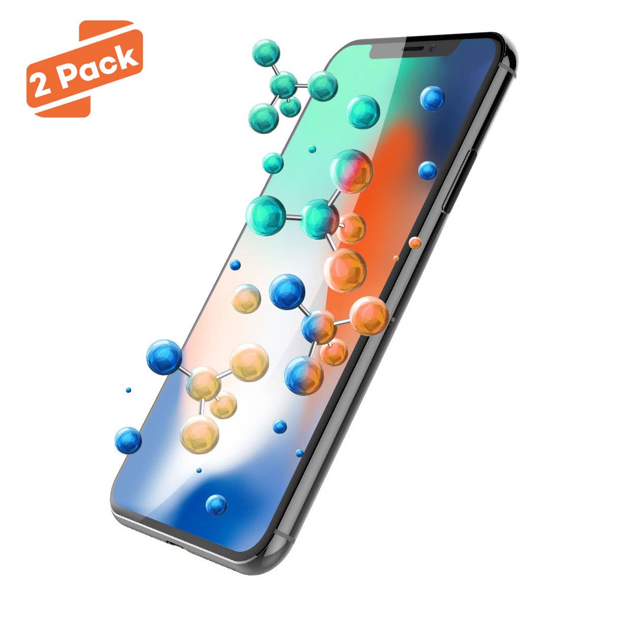 LAX Gadgets Invisible Glass Screen Protector | Crystal-Clear Protection | Easy Application