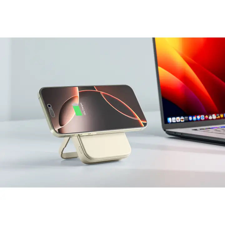MagSafe 10000mAh Power Bank with Kickstand | Wireless Charging | Compatible with iPhone 12+