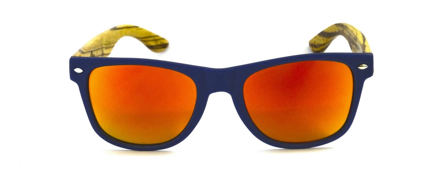 Castor 17 Way Sunglasses | Navy & Red | Stylish UV Protection for Every Adventure