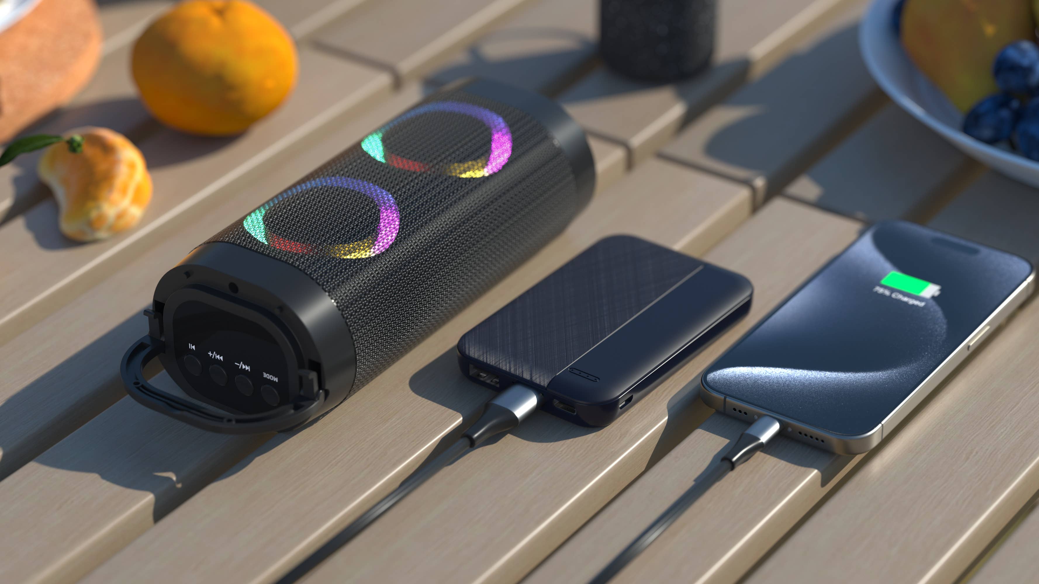 LAX Gadgets 6,600mAh Fast Charging Power Bank | Dual Output | Compact & Retail-Ready