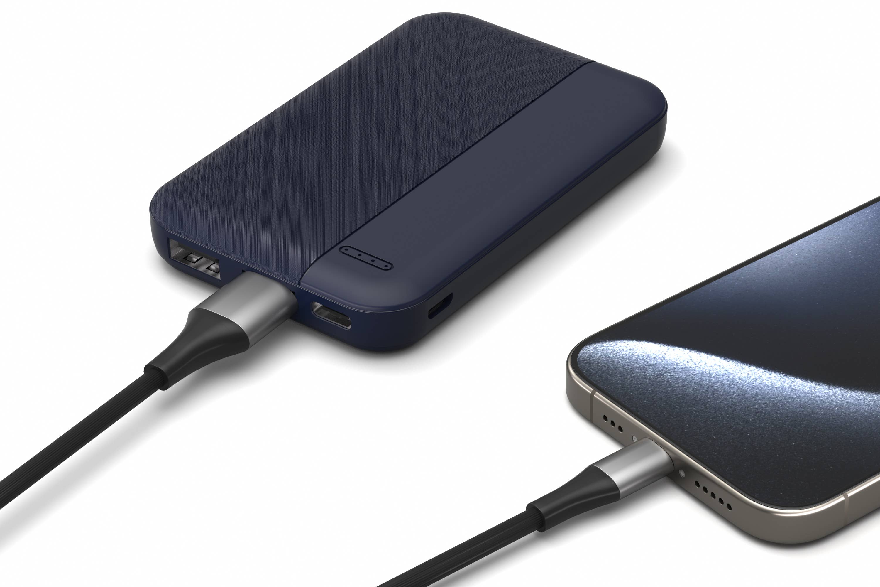LAX Gadgets 6,600mAh Fast Charging Power Bank | Dual Output | Compact & Retail-Ready