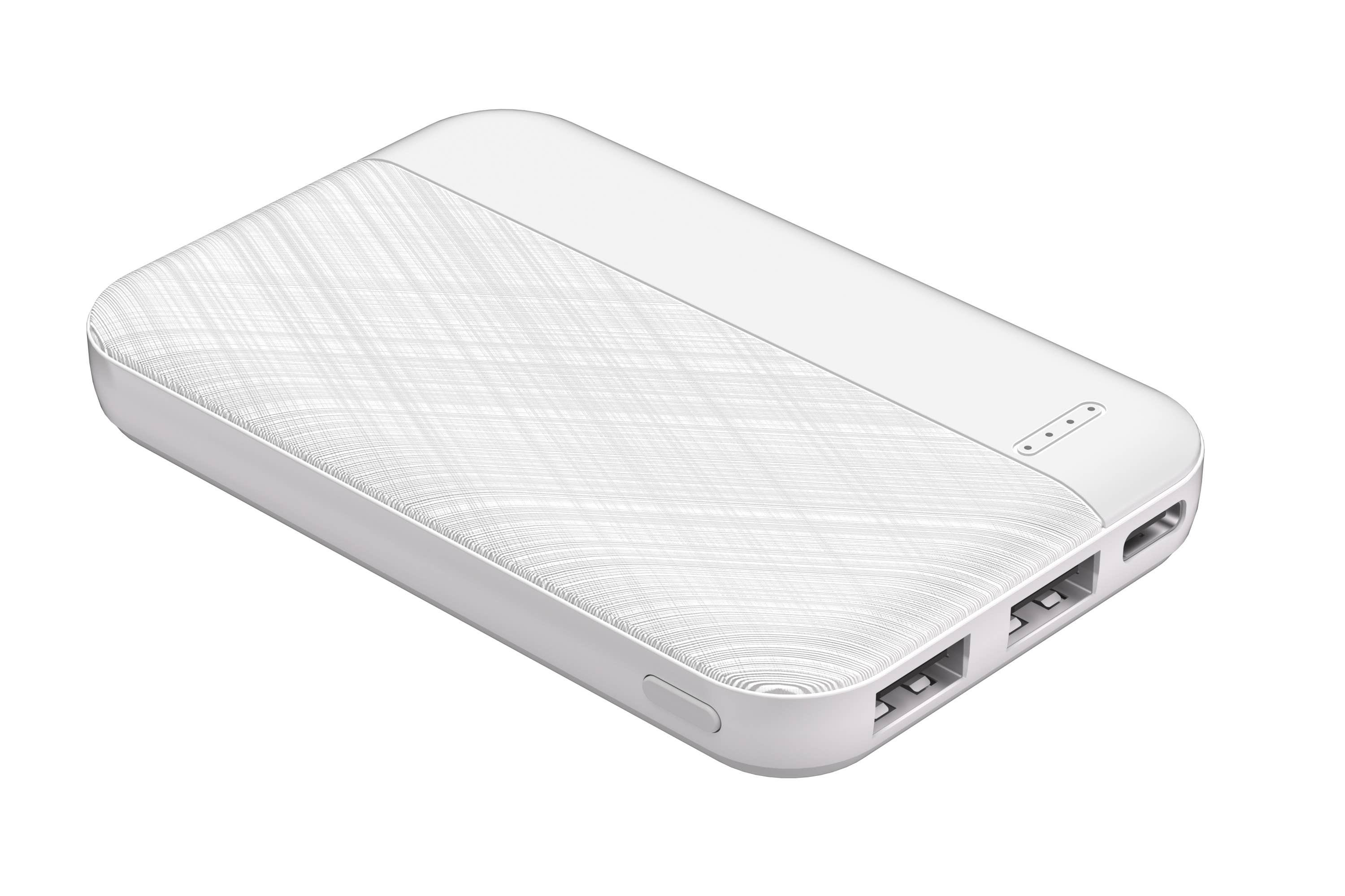 LAX Gadgets 6,600mAh Fast Charging Power Bank | Dual Output | Compact & Retail-Ready