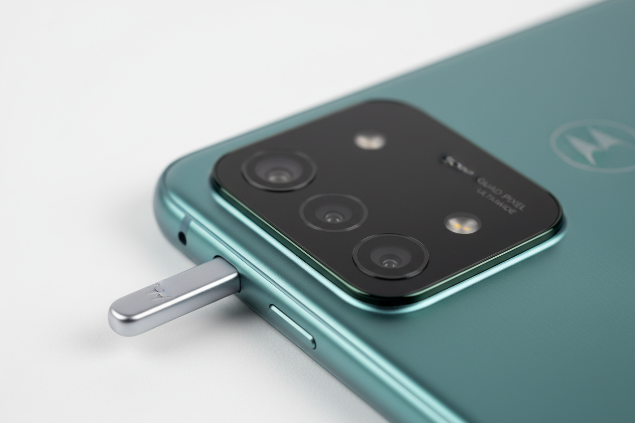 Moto G Stylus 5G stylus detail