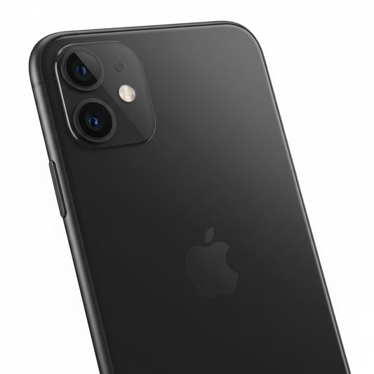 iPhone 11 back view with dual camera