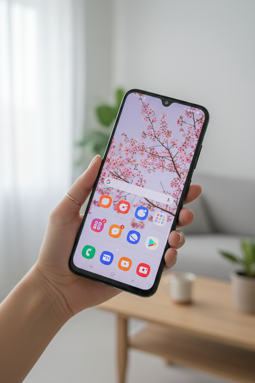 Samsung Galaxy A14 lifestyle shot