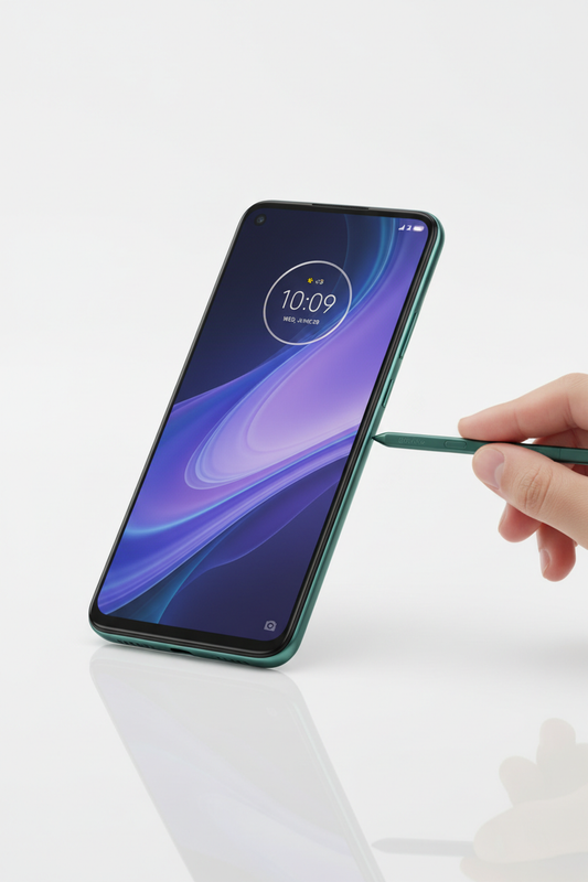 Moto G Stylus 5G (2023) with stylus