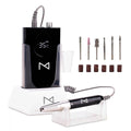 M-GEM Professional Brushless 35K RPM Nail Drill E-File – 3 Adjustable RPM Zones, Forward/Reverse, Long Battery Life – Salon-Grade Nail Care Tool